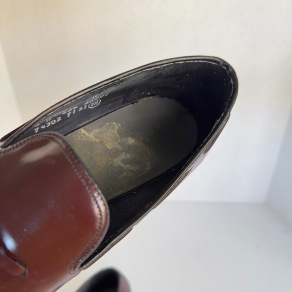 Men's Vintage Dark Red Burgundy Tassel Loafers 9D Florsheim? - Picture 6 of 6